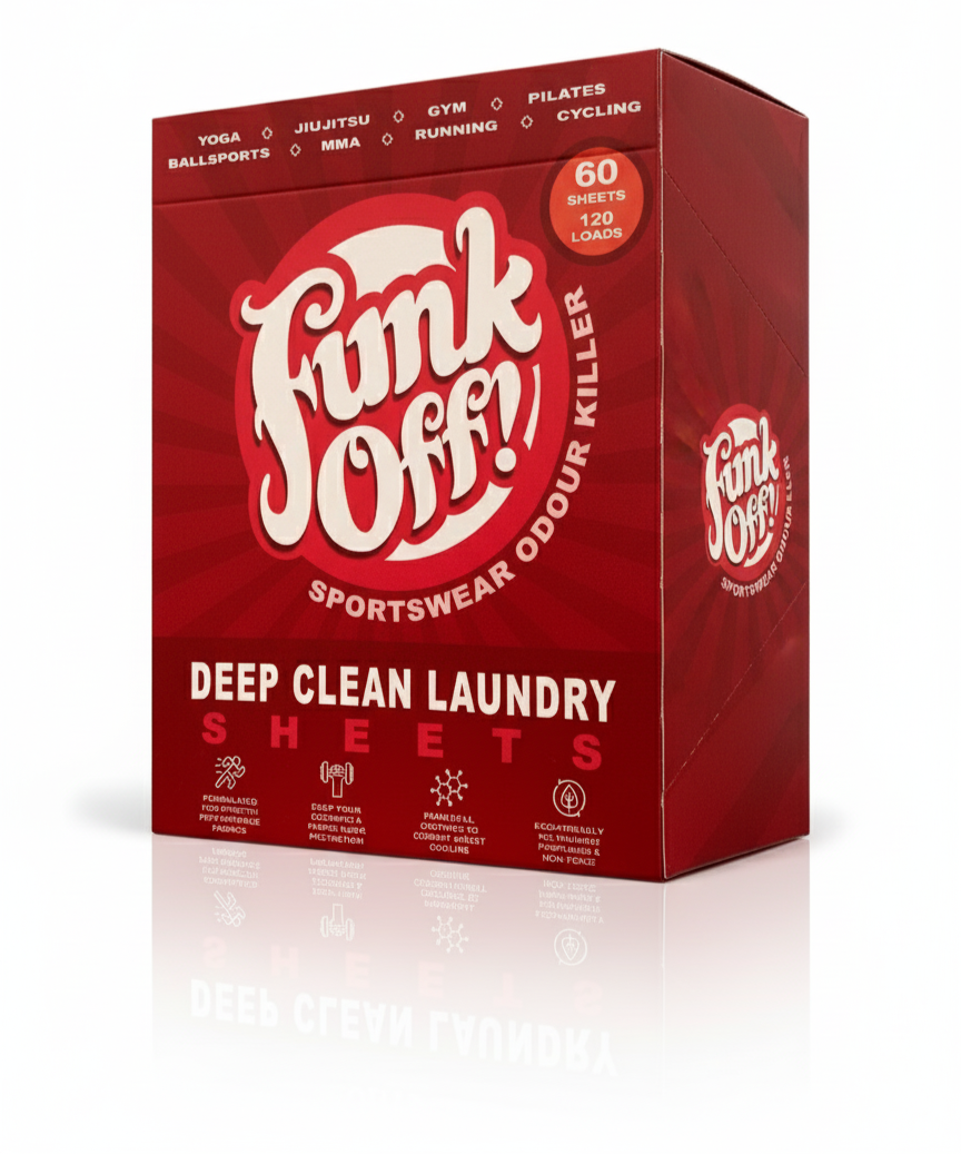 Funk Off! Sportswear Laundry Detergent Sheets. Deep-Clean Odor Remover