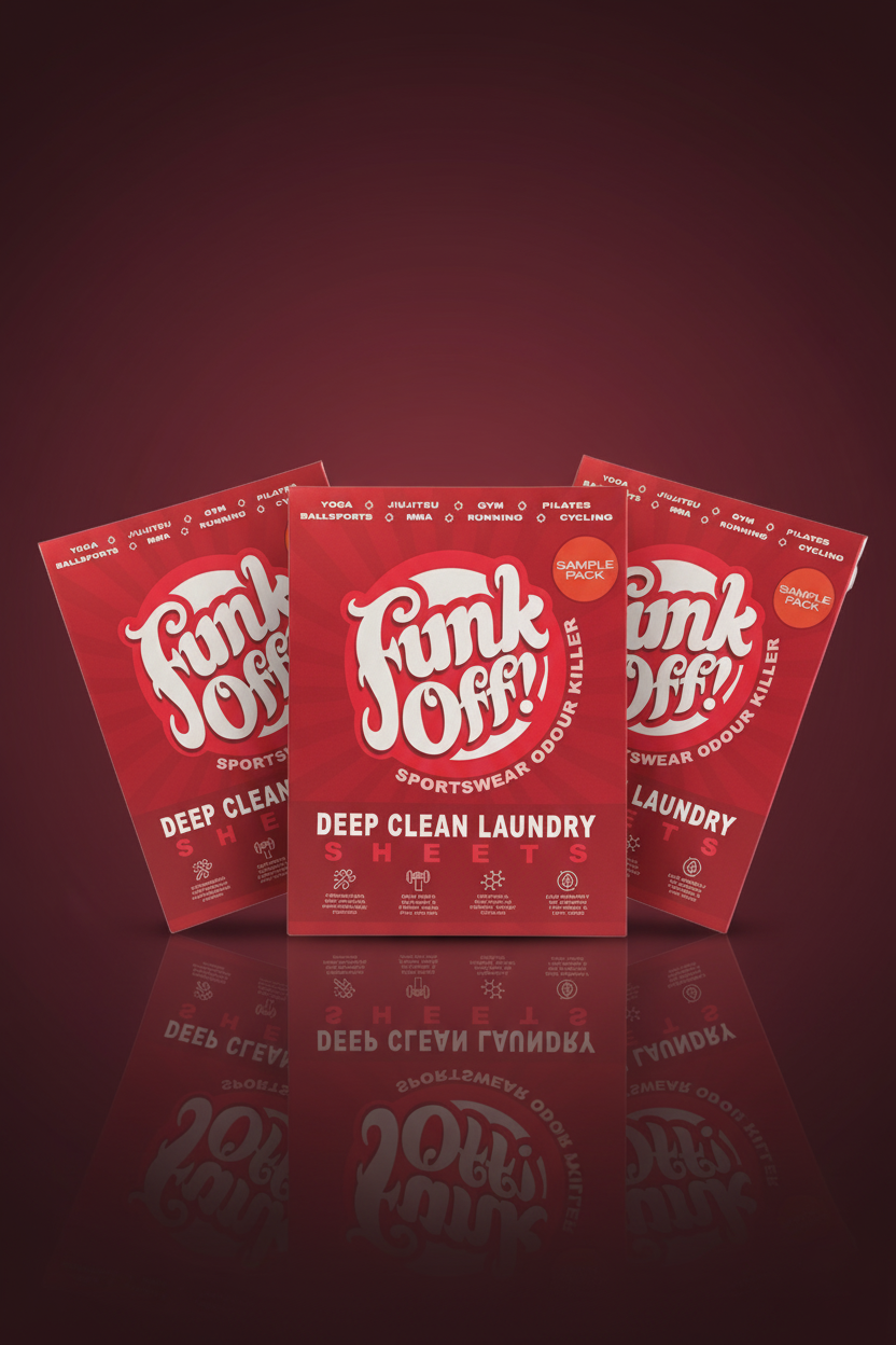 Not for Sale - Sampler Pack (2 Sheets) - Funk Off! Sportswear Detergent Sheets
