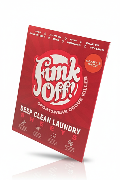 Not for Sale - Sampler Pack (2 Sheets) - Funk Off! Sportswear Detergent Sheets