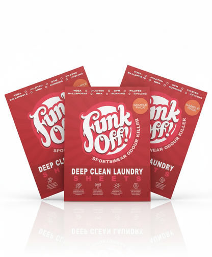 Not for Sale - Sampler Pack (2 Sheets) - Funk Off! Sportswear Detergent Sheets